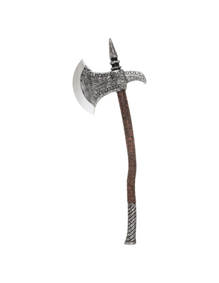 Hacha de Lanza Vikingo Deluxe FUN - 66 cm de Plástico Moldeado