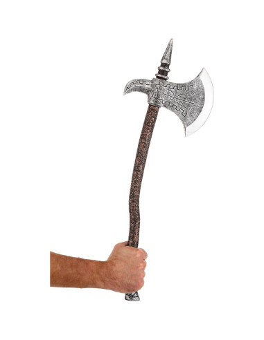 Hacha de Lanza Vikingo Deluxe FUN - 66 cm de Plástico Moldeado