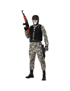 Disfraz de Soldado de Batalla Adulto Disfraces Divertidos X-Pequeño 2