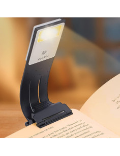 Luz de Libro Vekkia con Marcador y Brillo Ajustable 2