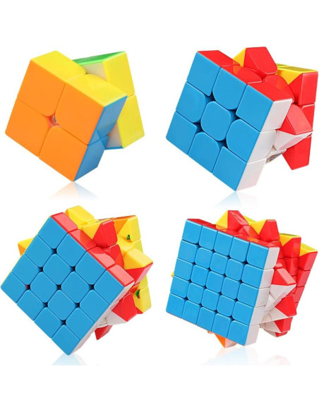 Cubo de Velocidad D-FantiX QY Toys Guerrero W 3x3 Jelly