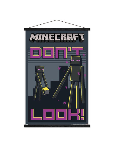 Póster de pared enmarcado Trends International Minecraft 86.4x56.7cm