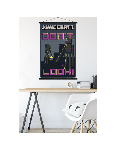 Póster de pared enmarcado Trends International Minecraft 86.4x56.7cm