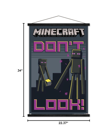 Póster de pared enmarcado Trends International Minecraft 86.4x56.7cm