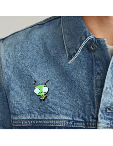 Pin de esmalte Invader Zim Pizza - Zen Monkey Studios