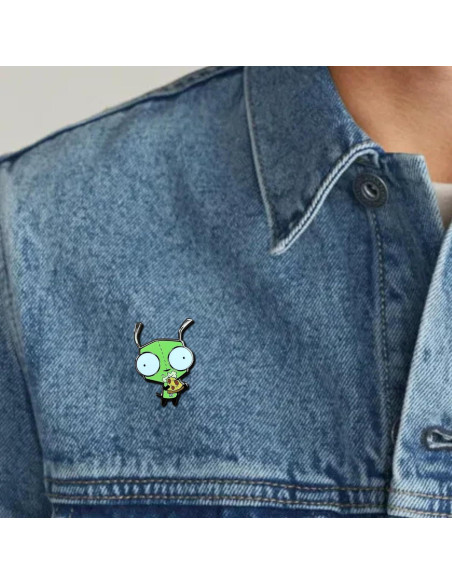 Pin de esmalte Invader Zim Pizza - Zen Monkey Studios