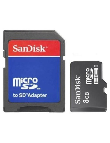 Tarjeta de Memoria SanDisk 8GB Micro SDHC Clase 4