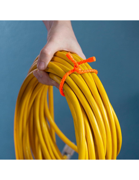 Ties de Silicona Reutilizables Genérico 15 cm 6 Paquetes Negros