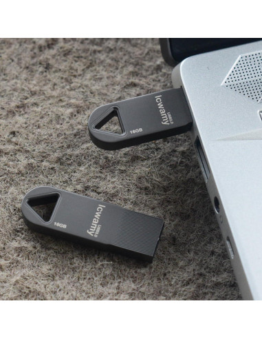 Unidad Flash USB 3.0 16GB Metal Negro lcwamy MYUSB2015