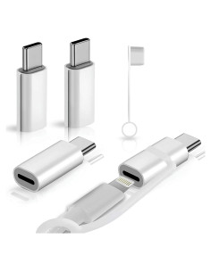 Paquete de 4 Adaptadores Lightning a USB-C 27W Puur House