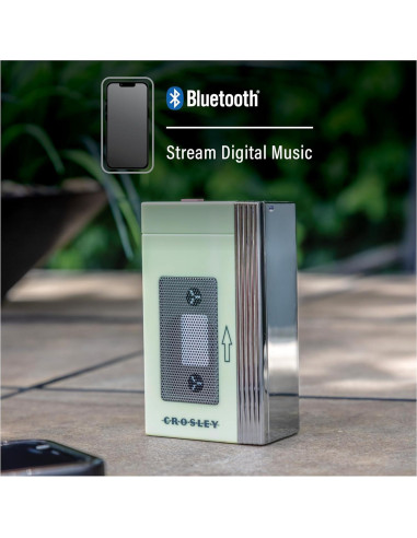 Altavoz Portátil Bluetooth Crosley CR3047A-MT Retro Menta
