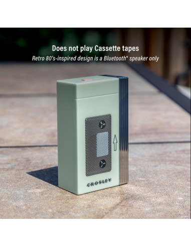 Altavoz Portátil Bluetooth Crosley CR3047A-MT Retro Menta