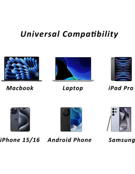 Paquete de 4 Adaptadores Lightning a USB-C 27W Puur House