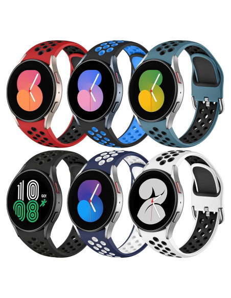6 Bandas de Silicona Suave DaQin para Samsung Galaxy Watch