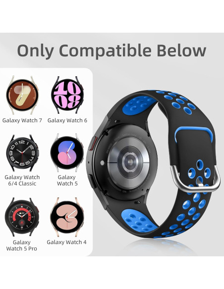 6 Bandas de Silicona Suave DaQin para Samsung Galaxy Watch