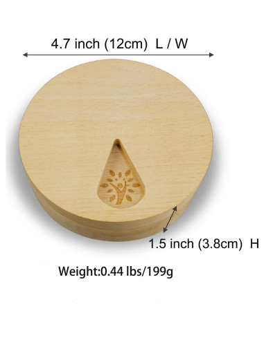 Organizador Semanal de Pastillas de Madera CHIEMOT 7 Días