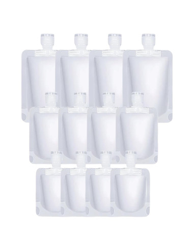 Bolsas de Viaje Transparentes Benksaas 12Pcs Portátiles