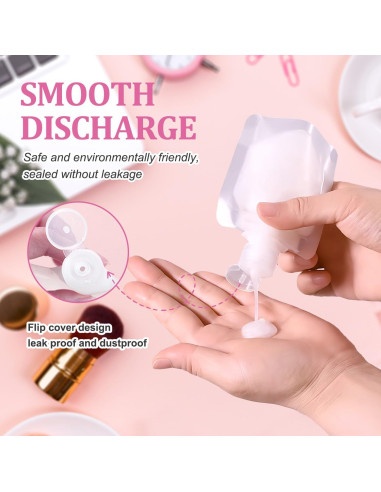 Bolsas de Viaje Transparentes Benksaas 12Pcs Portátiles