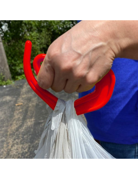 Porta Bolsas de Compras Totasak Rojo - Paquete de 2, Ligero y Duradero