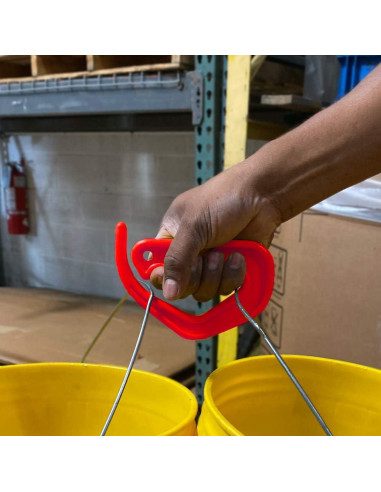 Porta Bolsas de Compras Totasak Rojo - Paquete de 2, Ligero y Duradero