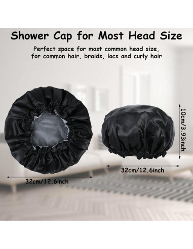 Gorro de Ducha Impermeable Reutilizable Quilax para Hombres