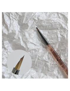 Cepillo de Uñas HNRongkya para Detalles de Pétalos y Mariposas