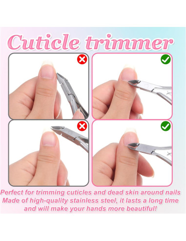 Recortador de Cutículas Alrhso Acero Inoxidable 10.5x6cm