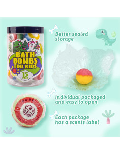 Set de 15 Bombas de Baño Sorpresa JunduoeR - Aromas Naturales 2