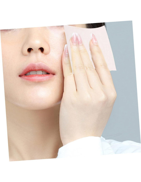Papel Absorbente de Aceite Facial Ipetboom 200 Piezas Portátil