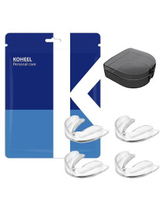 Protector Bucal Moldeable KOHEEL para Bruxismo - 4 Unidades Grande