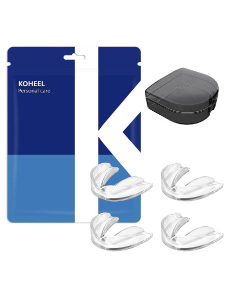 Protector Bucal Moldeable KOHEEL para Bruxismo - 4 Unidades Grande