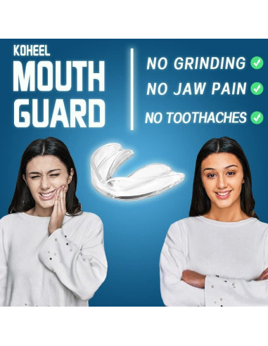 Protector Bucal Moldeable KOHEEL para Bruxismo - 4 Unidades Grande