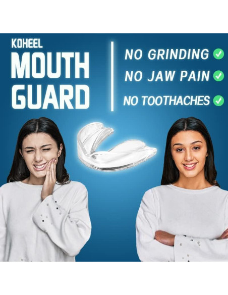 Protector Bucal Moldeable KOHEEL para Bruxismo - 4 Unidades Grande