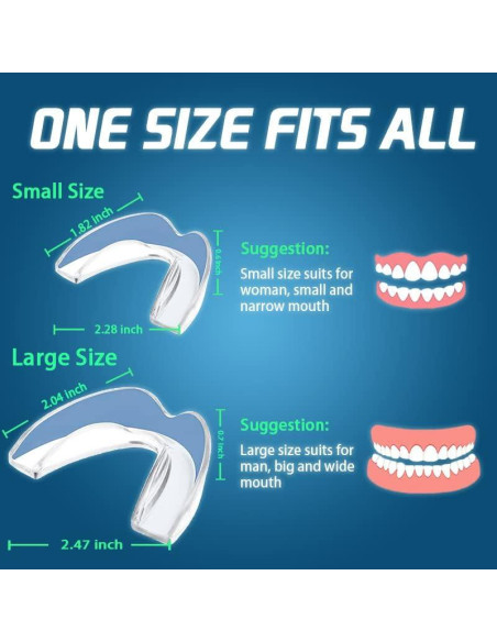 Protector Bucal Moldeable KOHEEL para Bruxismo - 4 Unidades Grande