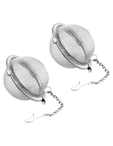 Colador de Té Medsuo 2pcs Acero Inoxidable 5cm Redondo