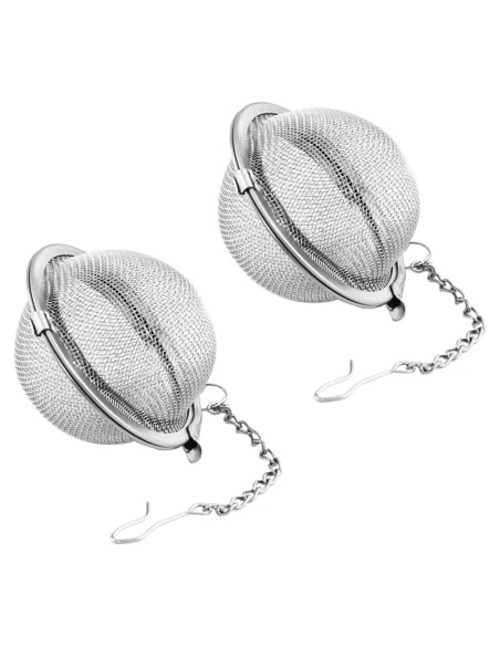 Colador de Té Medsuo 2pcs Acero Inoxidable 5cm Redondo