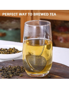 Colador de Té Medsuo 2pcs Acero Inoxidable 5cm Redondo 2