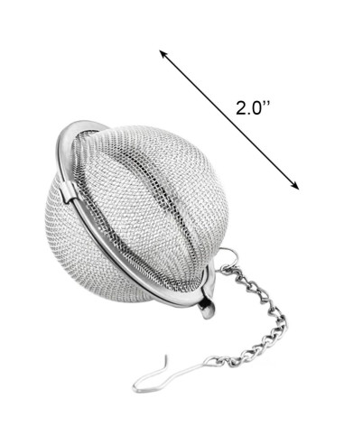 Colador de Té Medsuo 2pcs Acero Inoxidable 5cm Redondo