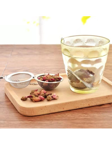Colador de Té Medsuo 2pcs Acero Inoxidable 5cm Redondo