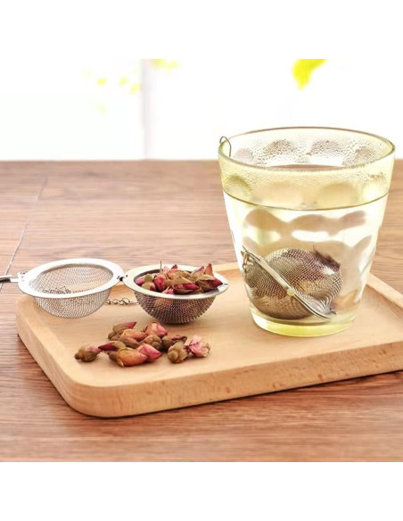 Colador de Té Medsuo 2pcs Acero Inoxidable 5cm Redondo
