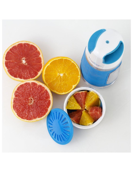 Botella Infusora de Frutas Fruition 591ml Libre de BPA Azul