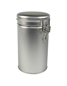 Lata Redonda de Acero Inoxidable para Té y Especias 354ml