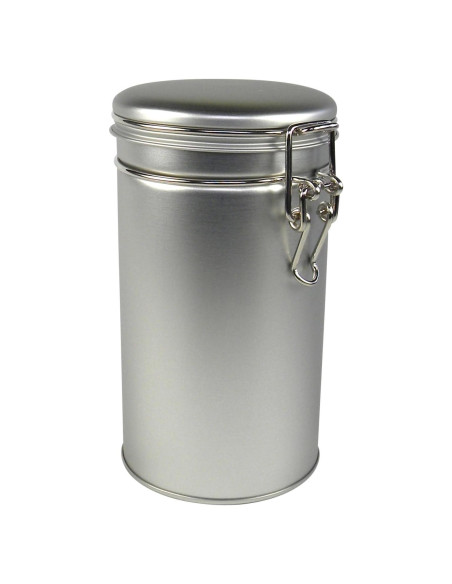 Lata Redonda de Acero Inoxidable para Té y Especias 354ml