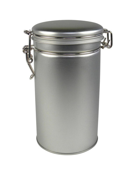 Lata Redonda de Acero Inoxidable para Té y Especias 354ml