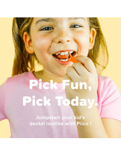 Hilo Dental Sin Sabor Piico para Niños - 80 Unidades Zoo 2