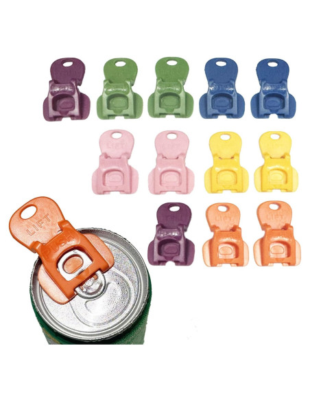12 Abrebotellas Manuales BOVVSKY Coloridos para Latas