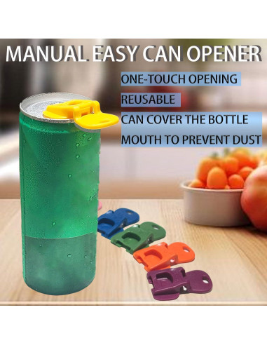 12 Abrebotellas Manuales BOVVSKY Coloridos para Latas