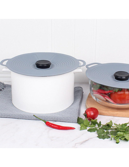 Cubierta de Silicona MagicLulu 32x28 cm para Ollas y Sartenes