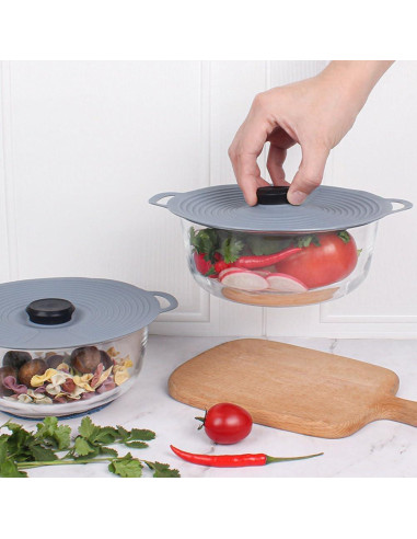 Cubierta de Silicona MagicLulu 32x28 cm para Ollas y Sartenes