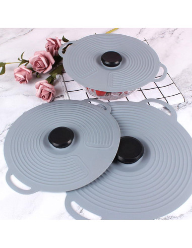 Cubierta de Silicona MagicLulu 32x28 cm para Ollas y Sartenes